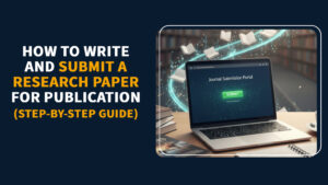 Submitting a research paper to a journal portal