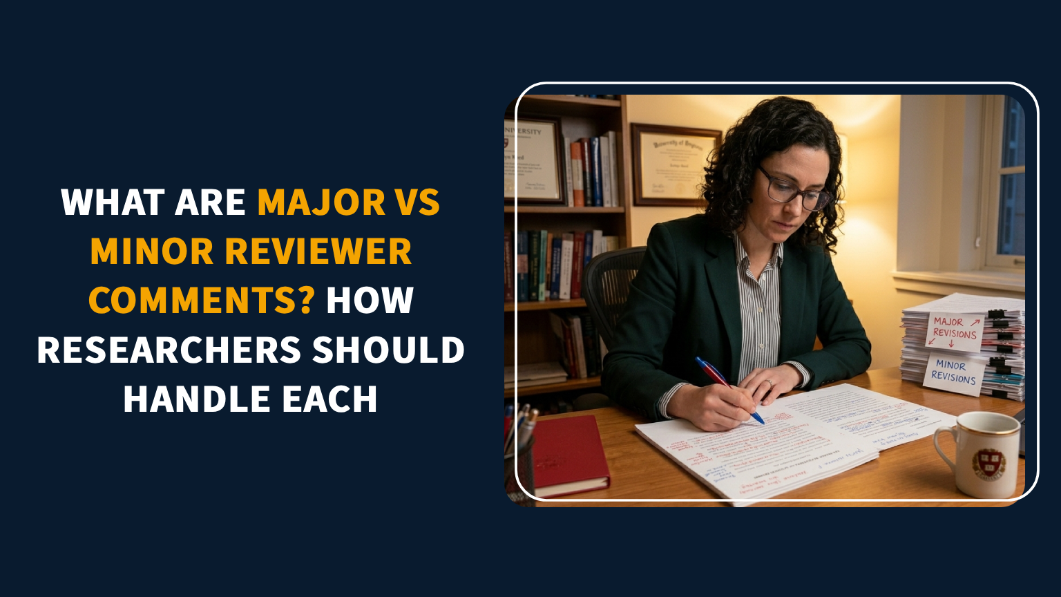 Read more about the article What Are Major vs Minor Reviewer Comments? How Researchers Should Handle Each