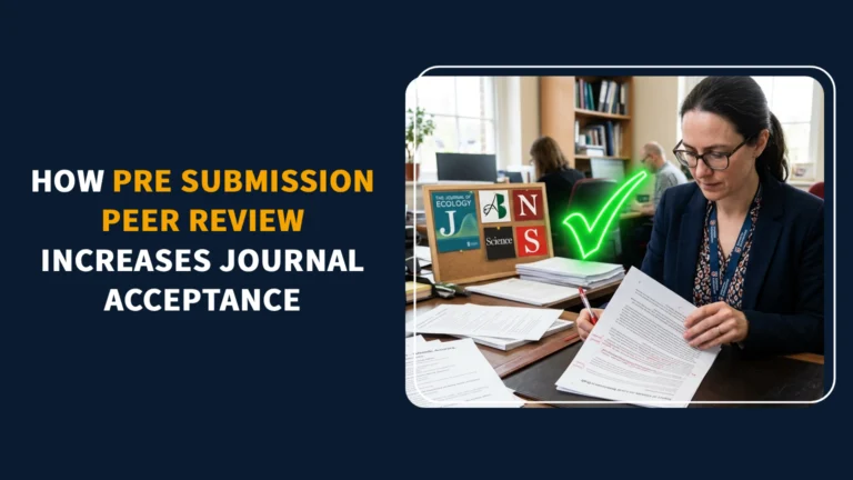 Read more about the article How Pre Submission Peer Review Increases Journal Acceptance