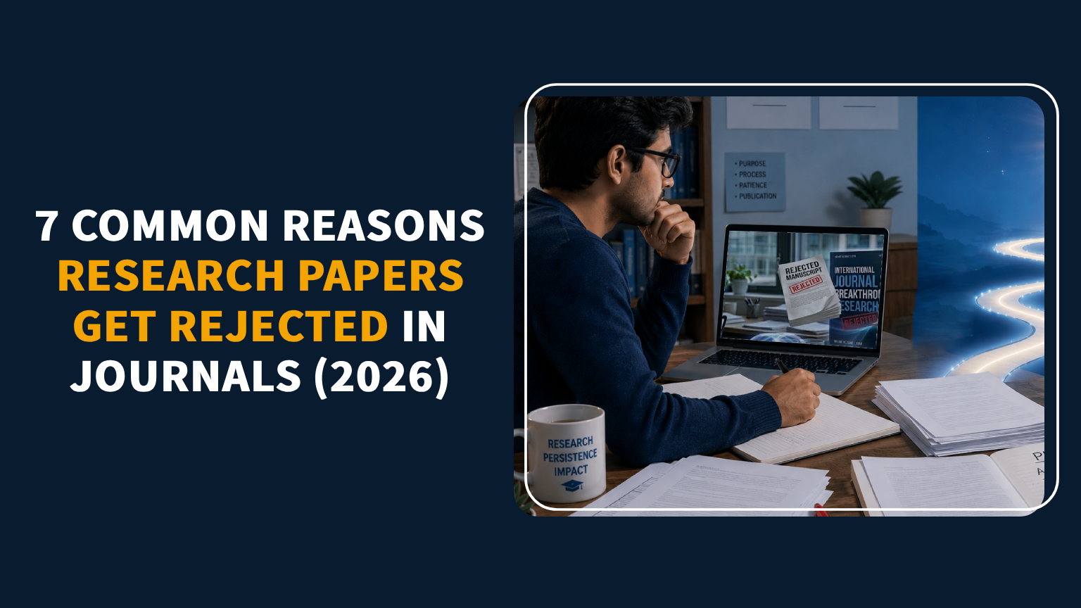 Read more about the article 7 Common Reasons Research Papers Get Rejected in Journals (2026)