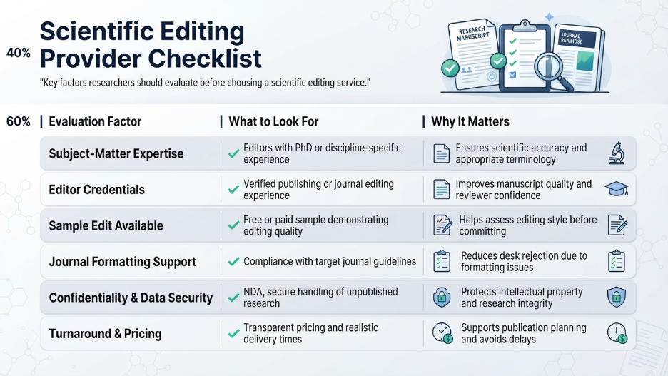 scientific editing checklist