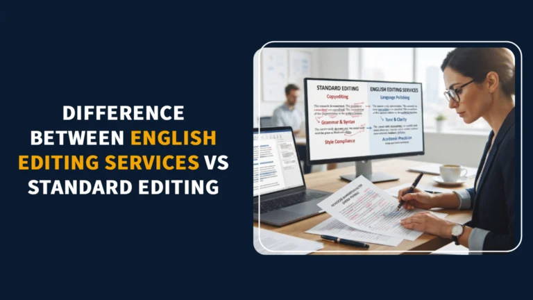 Read more about the article Difference Between English Editing Services VS Standard Editing
