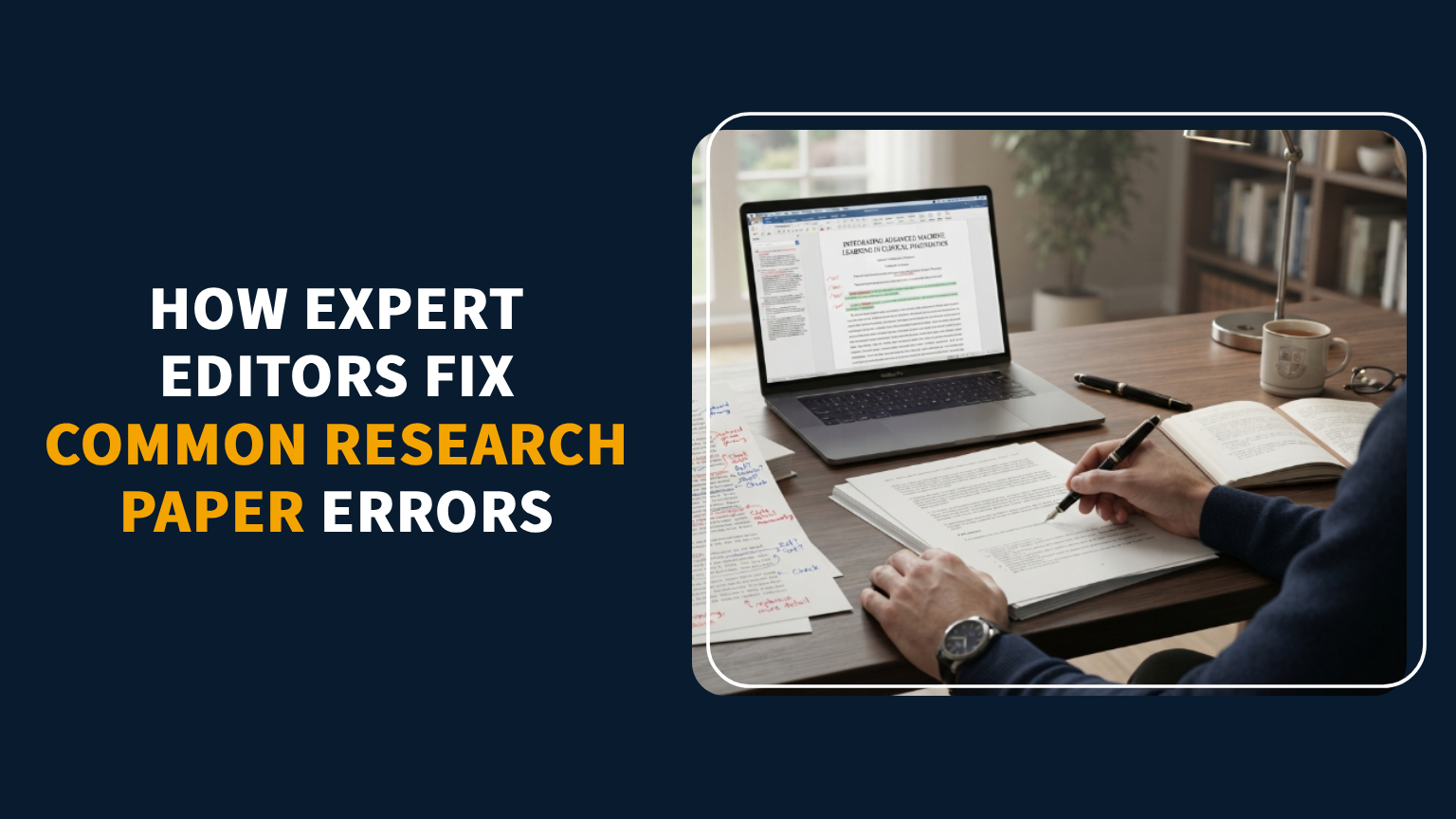 You are currently viewing How Expert Editors Fix Common Research Paper Errors