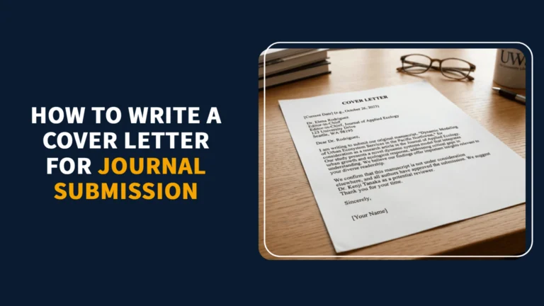 Read more about the article How to Write a Cover Letter for Journal Submission