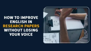 improve English in research papers